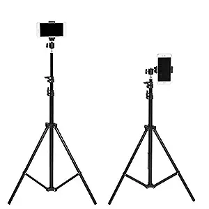 7 Feet Mobile Tripod Stand with Phone Holder
