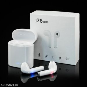i7 tws with Bluetooth Headset Bluetooth Headset (White, True Wireless)